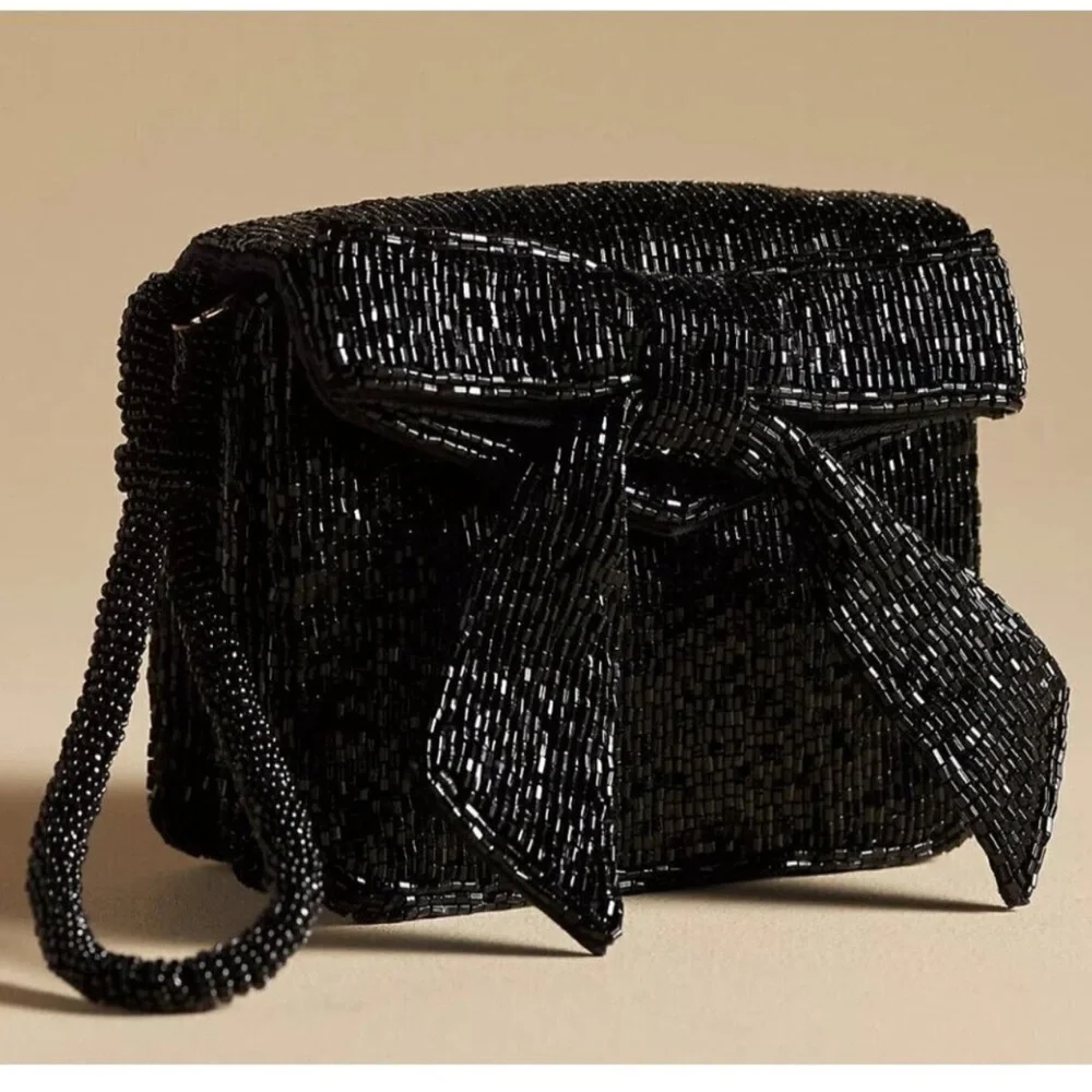 Anthropologie Beaded Wristlet